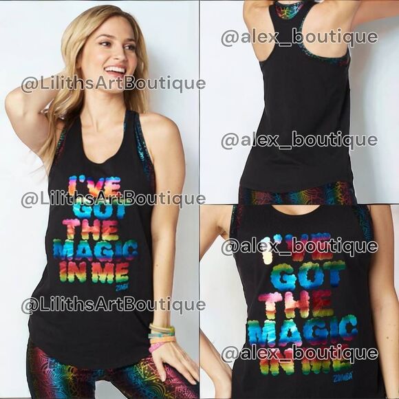 Zumba Tank (H036)- Size M for Women - Picture 1 of 9